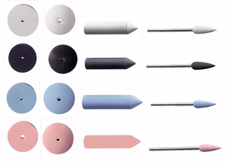 Picture for category Unmounted and Mounted Silicone Polishing Wheels