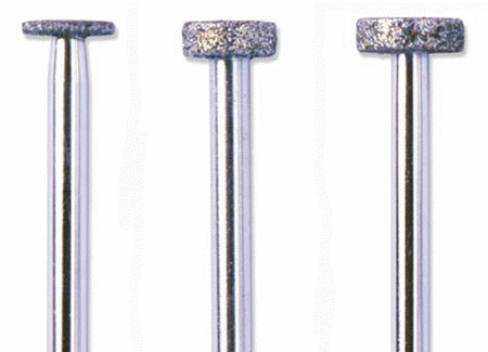 Picture for category Square Wheel Diamond Points Mounted on 3/32" Shank