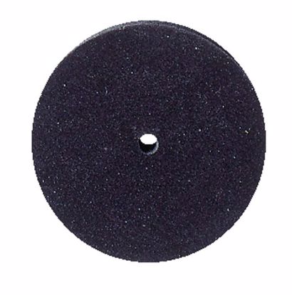 Picture of 10.1375/C Silicone Wheel Medium Black 7/8" X 1/8" Pack of 100