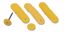 Picture of 10.714 YELLOW SANDING DISC 3/4" Coarse 100 pcs