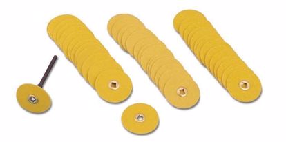 Picture of 10.715 YELLOW SANDING DISC 3/4" Medium 100 pcs