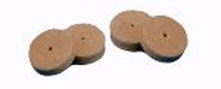 Picture for category MINIATURE SQUARE EDGE FELT WHEELS