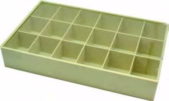 Picture of 15.201 PLASTIC TRAY With Slide 18 Compartment