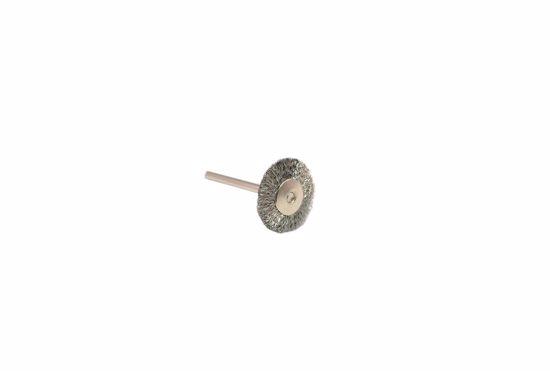 Picture of 16.854 MOUNTED WHEEL BRUSH 1" STEEL 1/8 MANDREL