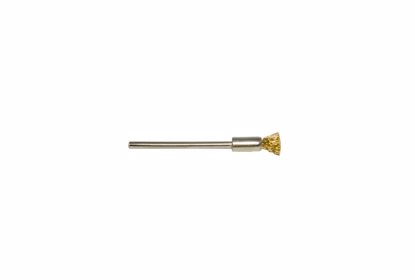 Picture of 16.927 MOUNTED END BRUSH 1/4 CRIMPED BRASS 3/32"