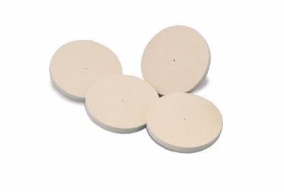 Picture of 17.450 FELT WHEEL BUFFS SPANISH 3" X 1/2" Extra Hard